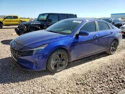 Hyundai salvage cars for sale: 2022 Hyundai Elantra Blue