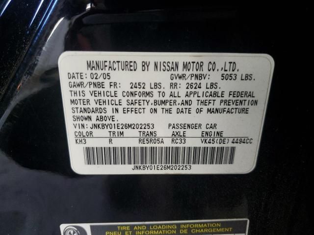 2006 Infiniti M45 Base