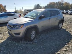 Jeep Compass salvage cars for sale: 2019 Jeep Compass Sport