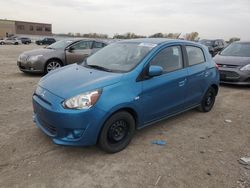 Mitsubishi Mirage salvage cars for sale: 2015 Mitsubishi Mirage DE