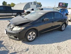 Honda Civic salvage cars for sale: 2015 Honda Civic LX