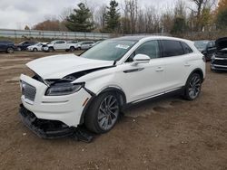 Lincoln Nautilus salvage cars for sale: 2022 Lincoln Nautilus Reserve