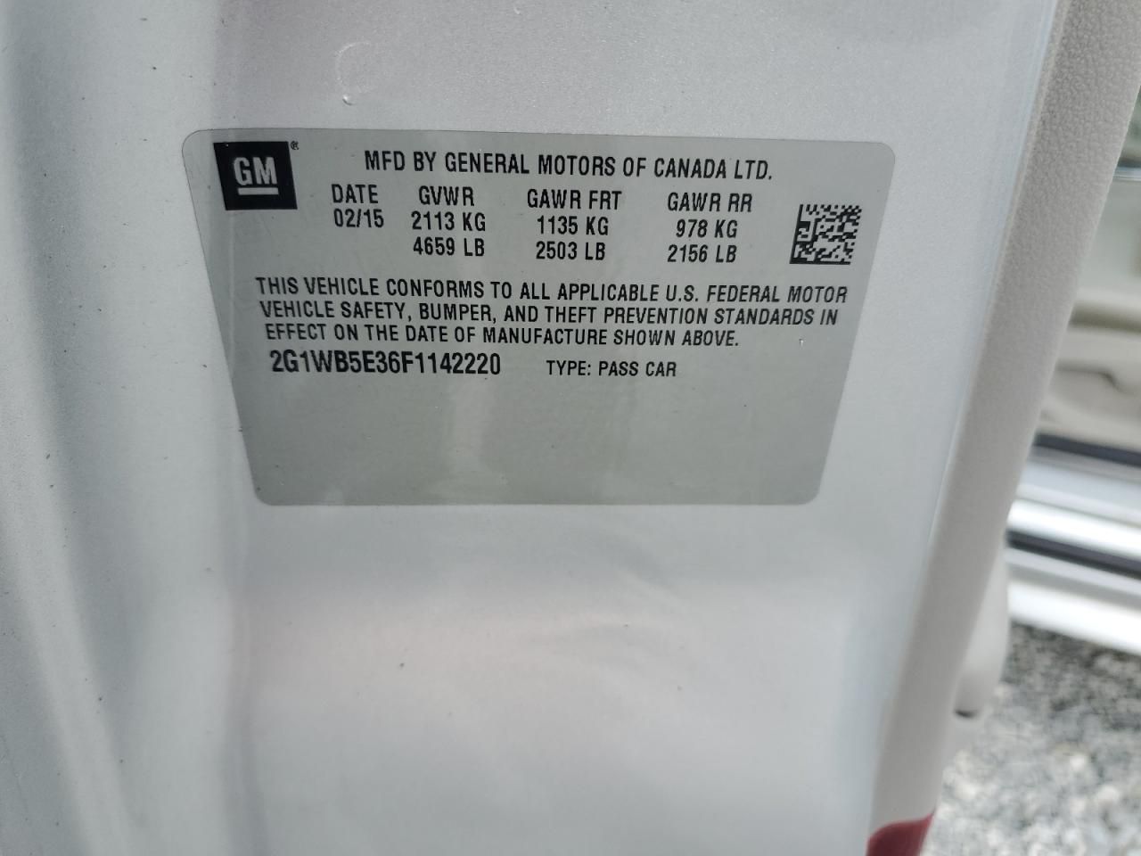 2015 Chevrolet Impala Limited LT