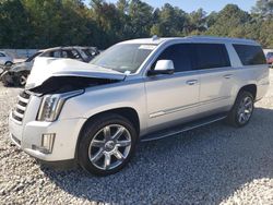 Cadillac Escalade salvage cars for sale: 2019 Cadillac Escalade ESV Luxury