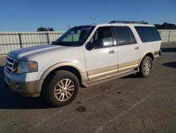 Ford salvage cars for sale: 2012 Ford Expedition EL XLT