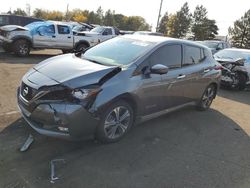 Nissan Leaf salvage cars for sale: 2018 Nissan Leaf S