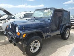 Jeep salvage cars for sale: 2000 Jeep Wrangler / TJ SE