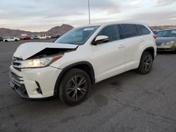 Toyota Highlander salvage cars for sale: 2018 Toyota Highlander LE