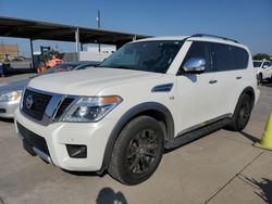 2018 Nissan Armada SV en venta en Grand Prairie, TX