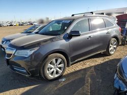 2016 Acura MDX Advance en venta en Brighton, CO