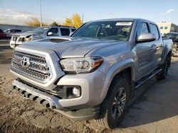 Toyota Tacoma salvage cars for sale: 2017 Toyota Tacoma Double Cab