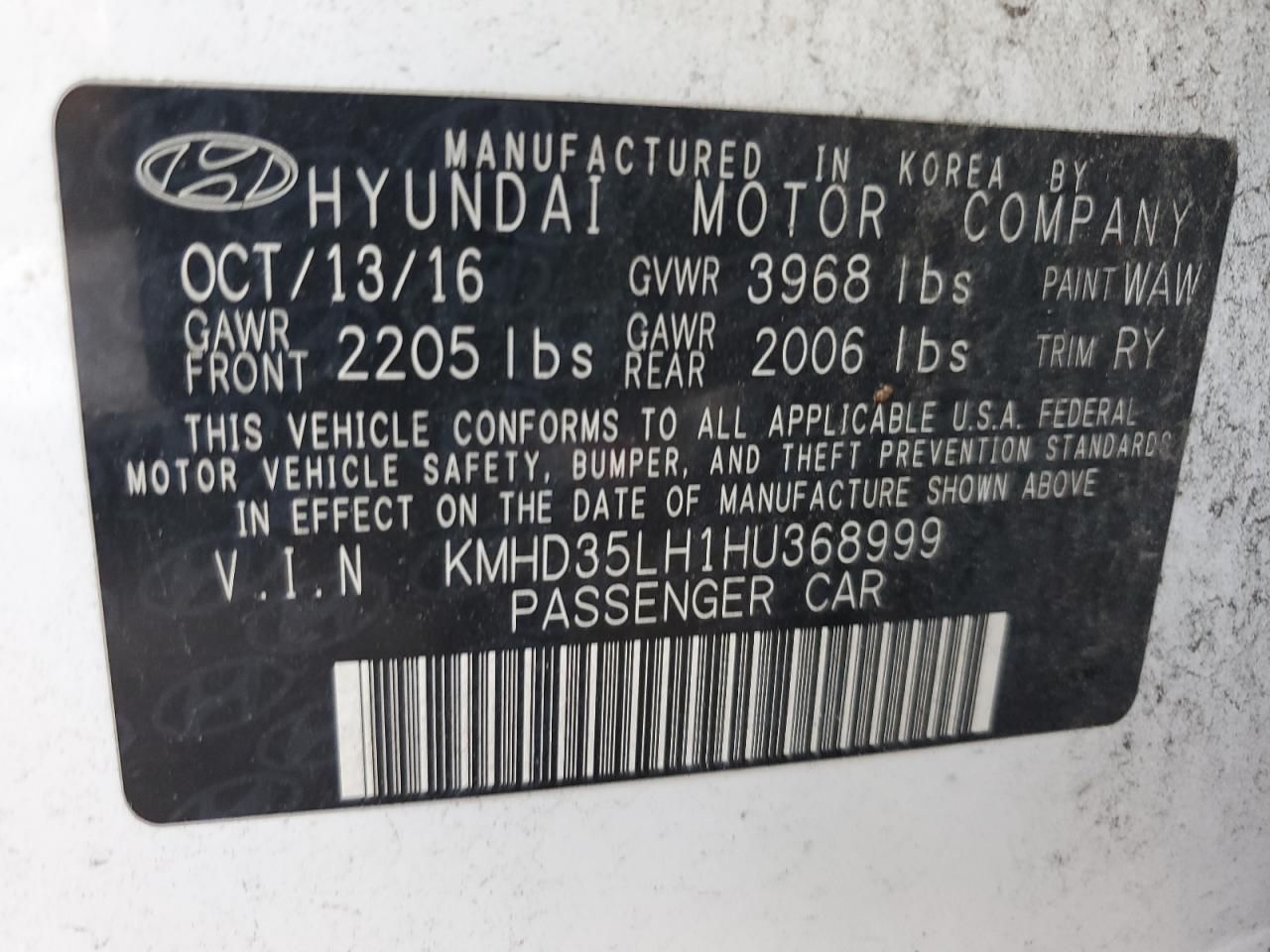 2017 Hyundai Elantra GT