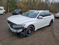 Honda salvage cars for sale: 2020 Honda Accord Touring