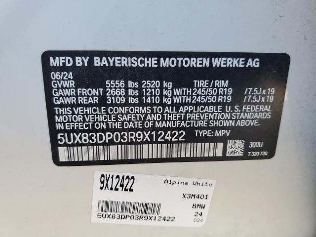 2024 BMW X3 M40I