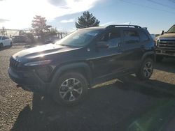 Jeep Cherokee salvage cars for sale: 2015 Jeep Cherokee Trailhawk