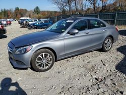 Mercedes-Benz c-Class salvage cars for sale: 2015 Mercedes-Benz C 300 4matic