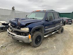 Chevrolet salvage cars for sale: 2002 Chevrolet Silverado K2500 Heavy Duty