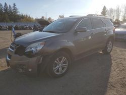 Salvage cars for sale from Copart Bowmanville, ON: 2010 Chevrolet Equinox LT