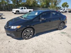 Honda Civic salvage cars for sale: 2014 Honda Civic EX