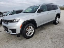 Jeep salvage cars for sale: 2024 Jeep Grand Cherokee L Laredo