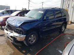 Chevrolet Tahoe salvage cars for sale: 2001 Chevrolet Tahoe C1500