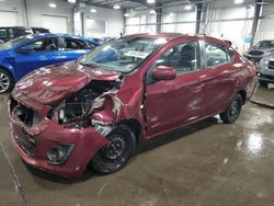 Mitsubishi Mirage salvage cars for sale: 2017 Mitsubishi Mirage G4 ES