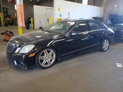 Mercedes-Benz salvage cars for sale: 2010 Mercedes-Benz E 550 4matic