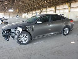 KIA salvage cars for sale: 2016 KIA Optima LX