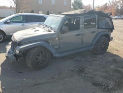 Jeep Wrangler Unlimited Sport salvage cars for sale: 2018 Jeep Wrangler Unlimited Sport