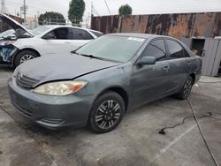 Toyota Camry salvage cars for sale: 2002 Toyota Camry LE