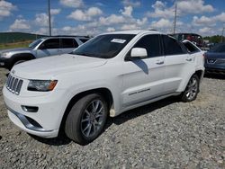 Jeep Grand Cherokee salvage cars for sale: 2016 Jeep Grand Cherokee Summit