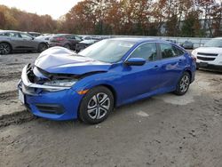 Honda salvage cars for sale: 2016 Honda Civic LX