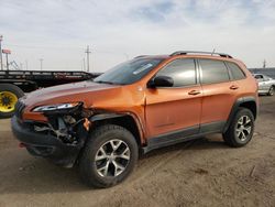 Jeep Cherokee salvage cars for sale: 2015 Jeep Cherokee Trailhawk