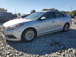 Salvage cars for sale from Copart Mebane, NC: 2017 Hyundai Sonata Hybrid