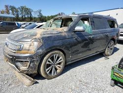 Ford Expedition salvage cars for sale: 2020 Ford Expedition Max Platinum