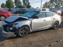 Salvage cars for sale from Copart Moraine, OH: 2017 Nissan Maxima 3.5S