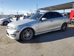 Mercedes-Benz c-Class salvage cars for sale: 2012 Mercedes-Benz C 250