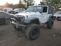 Jeep Wrangler salvage cars for sale: 2015 Jeep Wrangler Sport