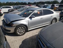 Volkswagen salvage cars for sale: 2015 Volkswagen Passat S