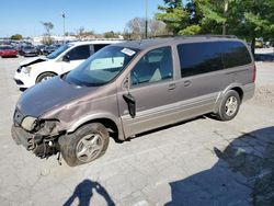 Pontiac salvage cars for sale: 2001 Pontiac Montana