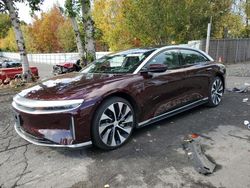 Lucid Motors air Touring salvage cars for sale: 2023 Lucid Motors AIR Touring