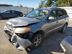 Hyundai Santa fe salvage cars for sale: 2007 Hyundai Santa FE GLS