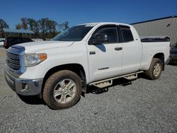 Toyota Tundra salvage cars for sale: 2015 Toyota Tundra Double Cab SR