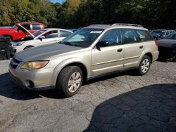 Subaru Vehiculos salvage en venta: 2008 Subaru Outback