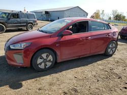 Hyundai salvage cars for sale: 2019 Hyundai Ioniq Blue