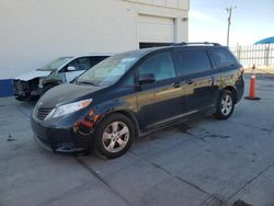 Toyota Sienna salvage cars for sale: 2017 Toyota Sienna LE