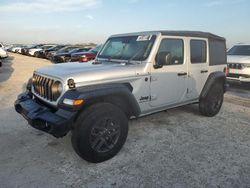 Jeep salvage cars for sale: 2024 Jeep Wrangler Sport