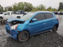 Mitsubishi salvage cars for sale: 2015 Mitsubishi Mirage DE