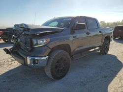 Toyota Tundra salvage cars for sale: 2018 Toyota Tundra Crewmax SR5