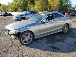 Mercedes-Benz c-Class salvage cars for sale: 2015 Mercedes-Benz C 300 4matic